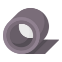 metallo rotoli icona